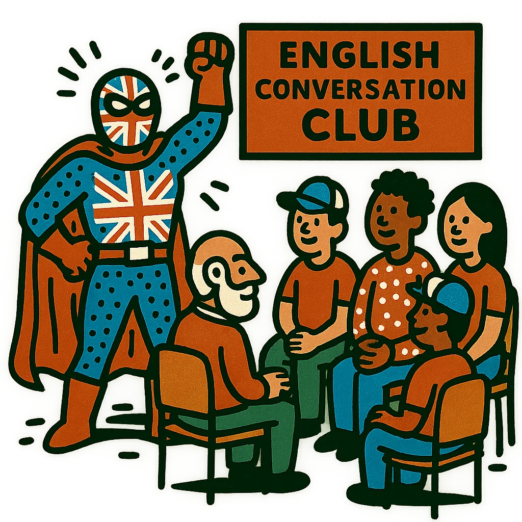 weekly english speaking club for companies