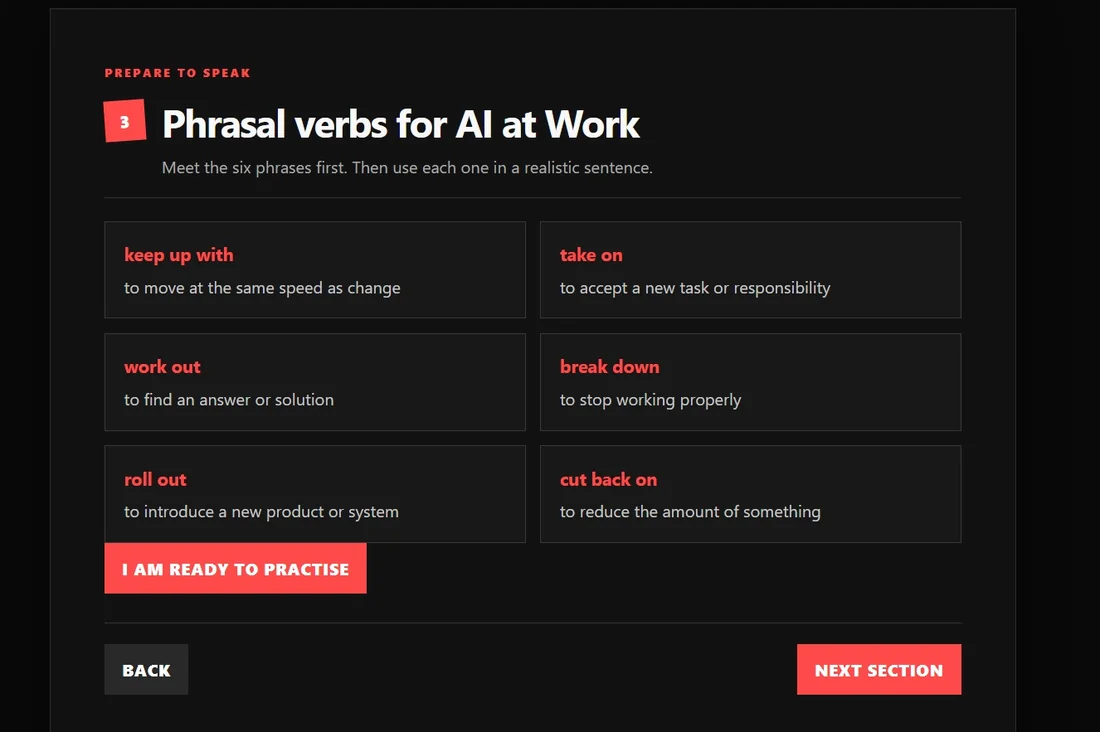 Peachy pre-lesson vocabulary flashcards