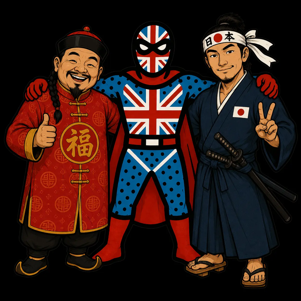 English Asian Family