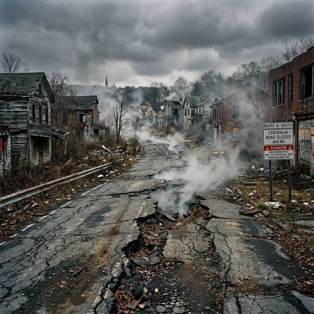 The Burning Ghost Town: Ground on Fire for 50 Years