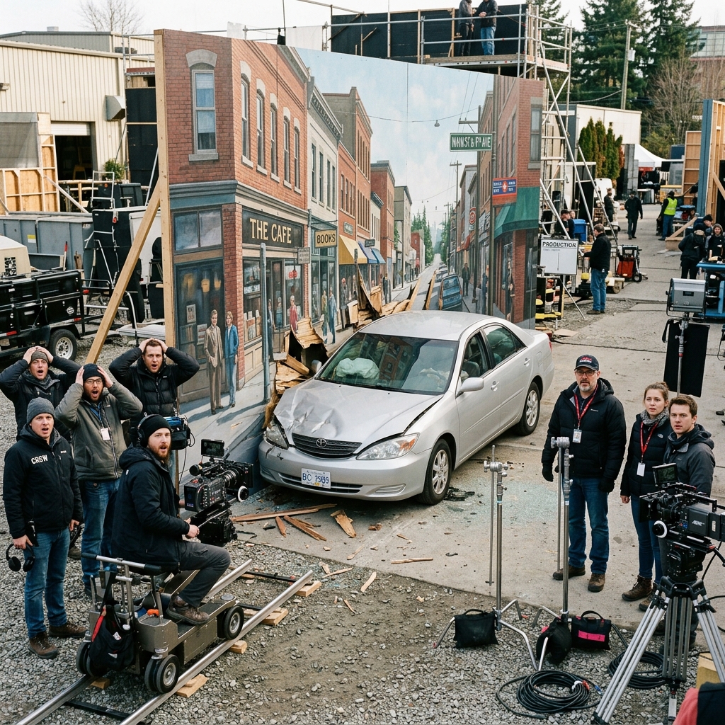 The Painted Road: Old Woman Crashes Car Into Canada Movie Set Wall