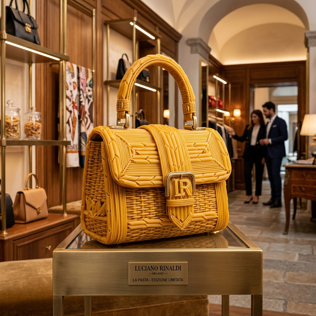 Luxury Designer Releases Spaghetti Bag in Milan